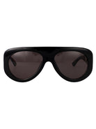 INJECTATE BLACK SUNGLASSES Bottega Veneta BLACK-BLACK-GREY 58