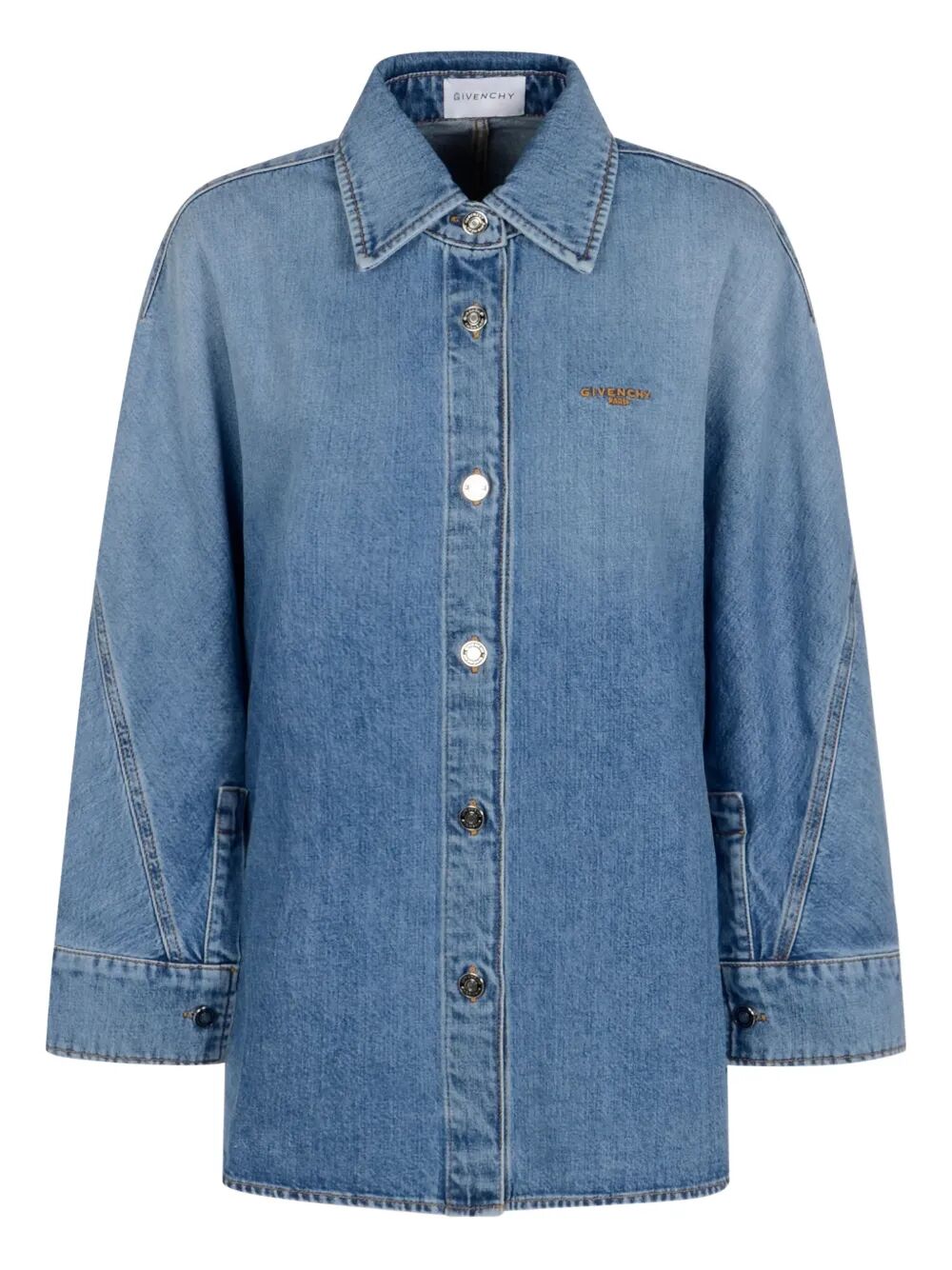 SHORT COCOON DENIM SHIRT Givenchy BLUE 36