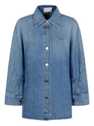 SHORT COCOON DENIM SHIRT Givenchy BLUE 36