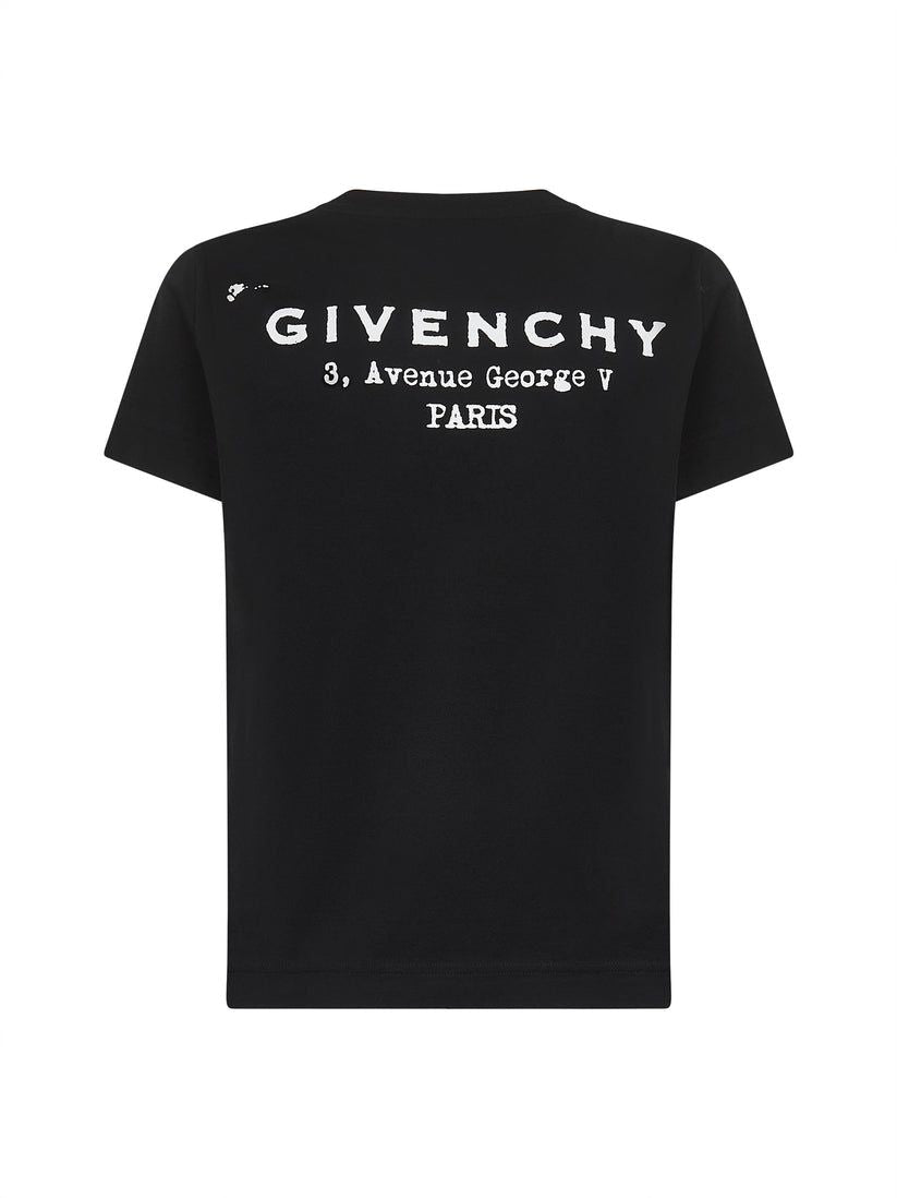 BACK PRINT REGULAR FIT COTTON T-SHIRT Givenchy