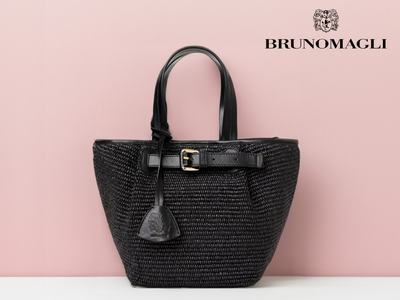 Louis Vuitton - Bruno Magli (Italy) Leather Tote Bag on Designer