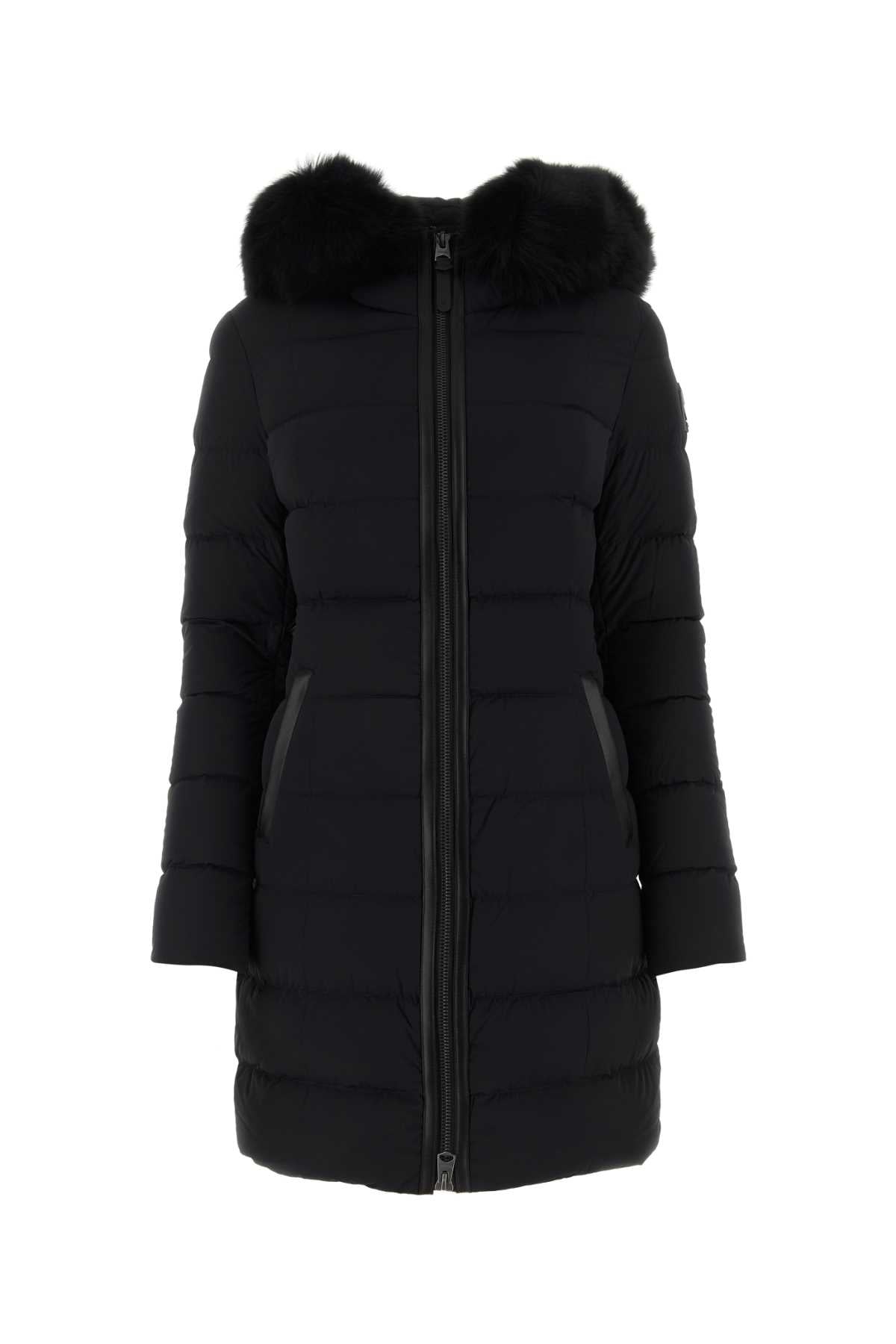 BLACK STRETCH NYLON DOWN JACKET Mackage BLACK XS