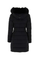 BLACK STRETCH NYLON DOWN JACKET Mackage