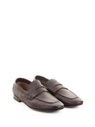 MOCCASIN IN DARK BROWN LEATHER HENDERSON