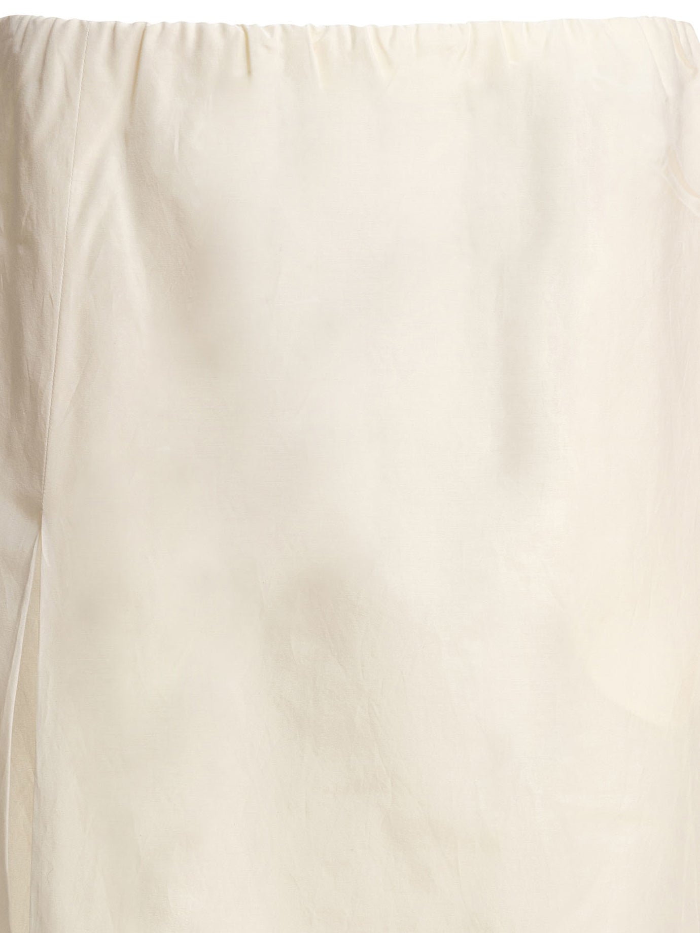 WHITE SILK SKIRT LOULOU DE SAISON