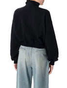 HALF-ZIP CROPPED SWEATSHIRT ETERNE