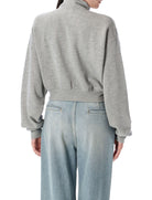 HALF-ZIP CROPPED SWEATSHIRT ETERNE