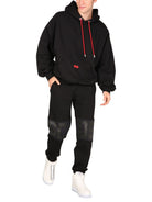 SWEATSHIRT WITH RUBBER LOGO GCDS