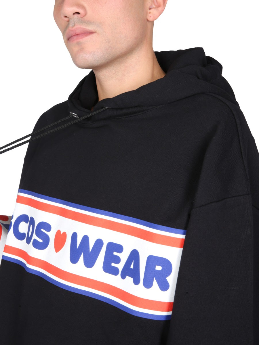 CUTE TAPE LOGO SWEATSHIRT GCDS
