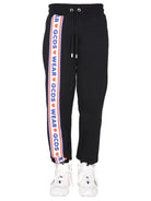 JOGGING PANTS WITH CUTE TAPE LOGO BAND GCDS BLACK S