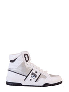 LOGOMANIA HIGH SNEAKER Chiara Ferragni SILVER 36