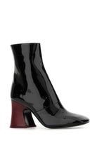 BLACK LEATHER ANKLE BOOT Chloé