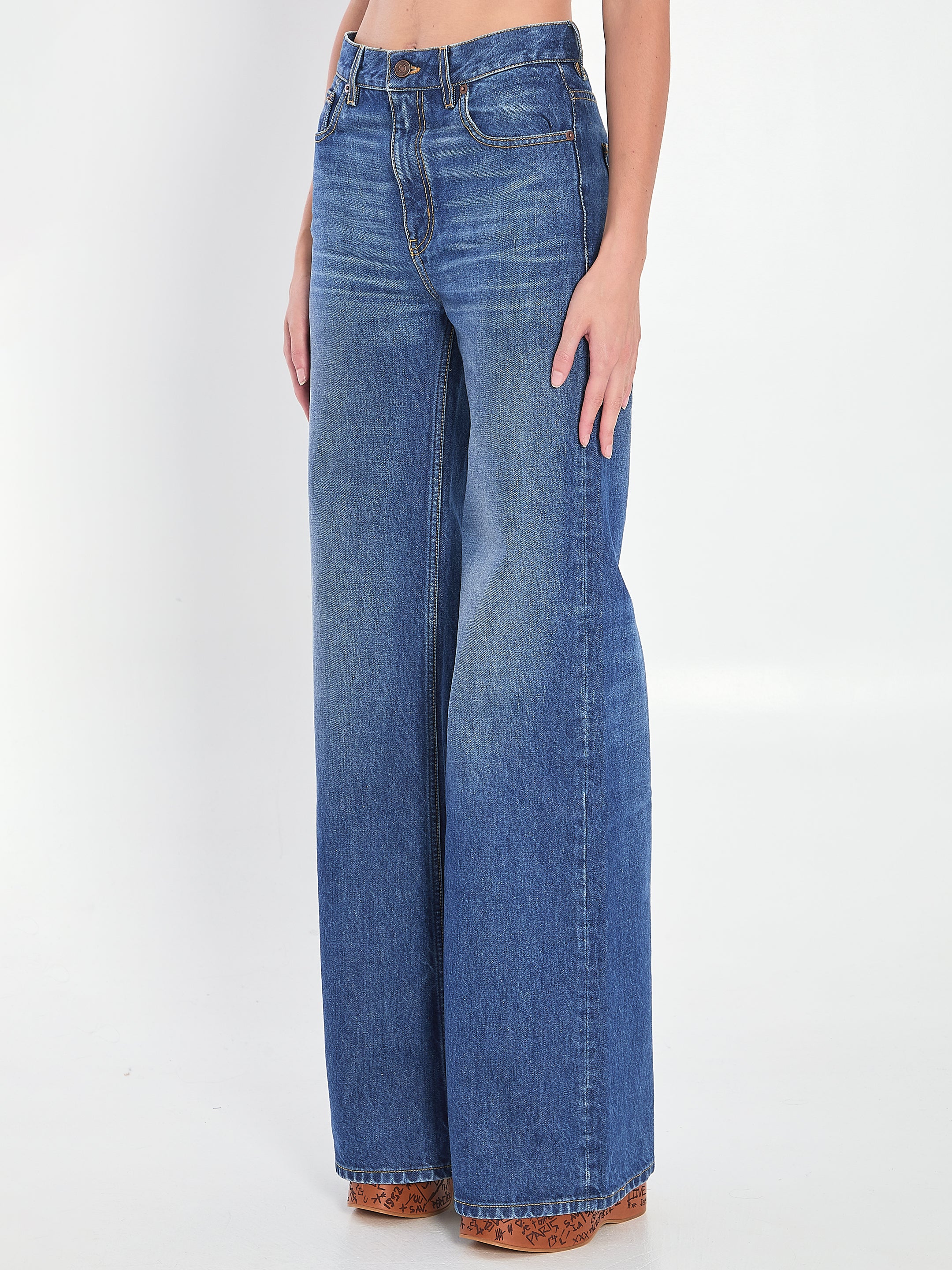 HIGH-RISE FLARE DENIM PANT Chloé