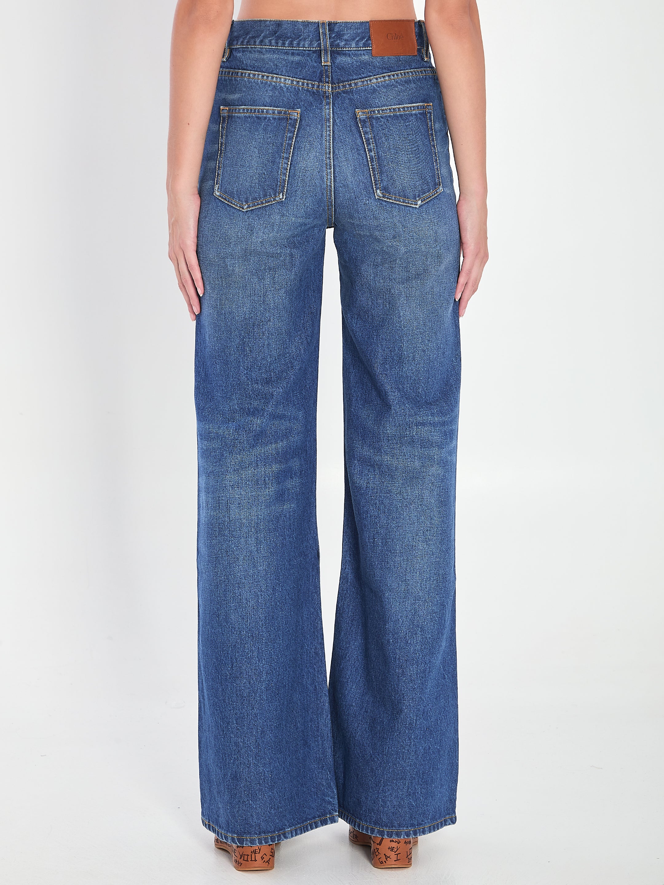 HIGH-RISE FLARE DENIM PANT Chloé