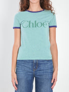 LOGO T-SHIRT Chloé GREEN S
