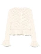 COTTON BLEND CARDIGAN Chloé panna M