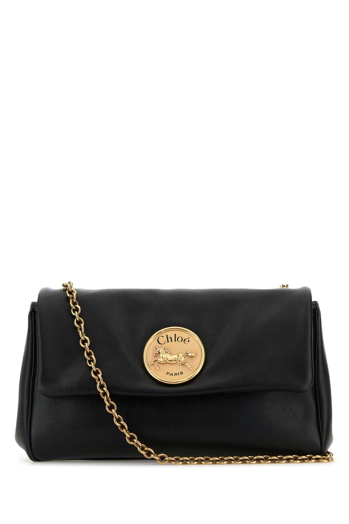 CHLOE HERITAGE MEDIUM CHAIN BAG Chloé BLACK U