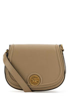 CAPPUCCINO LEATHER HORSE MEDAL CROSSBODY BAG Chloé BEIGE O TAN TU