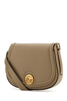 CAPPUCCINO LEATHER HORSE MEDAL CROSSBODY BAG Chloé