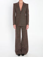CHECKED WOOL TAILORED JACKET Chloé