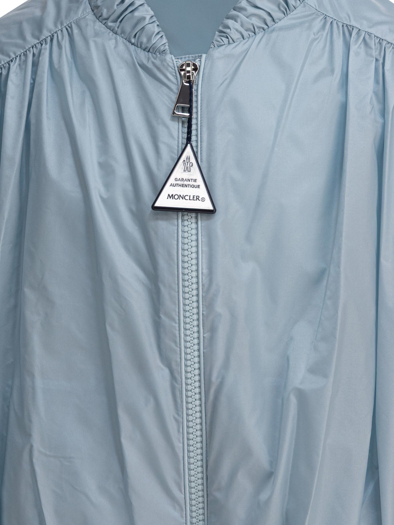 LIGHT BLUE POLYAMIDE JACKET MONCLER KIDS