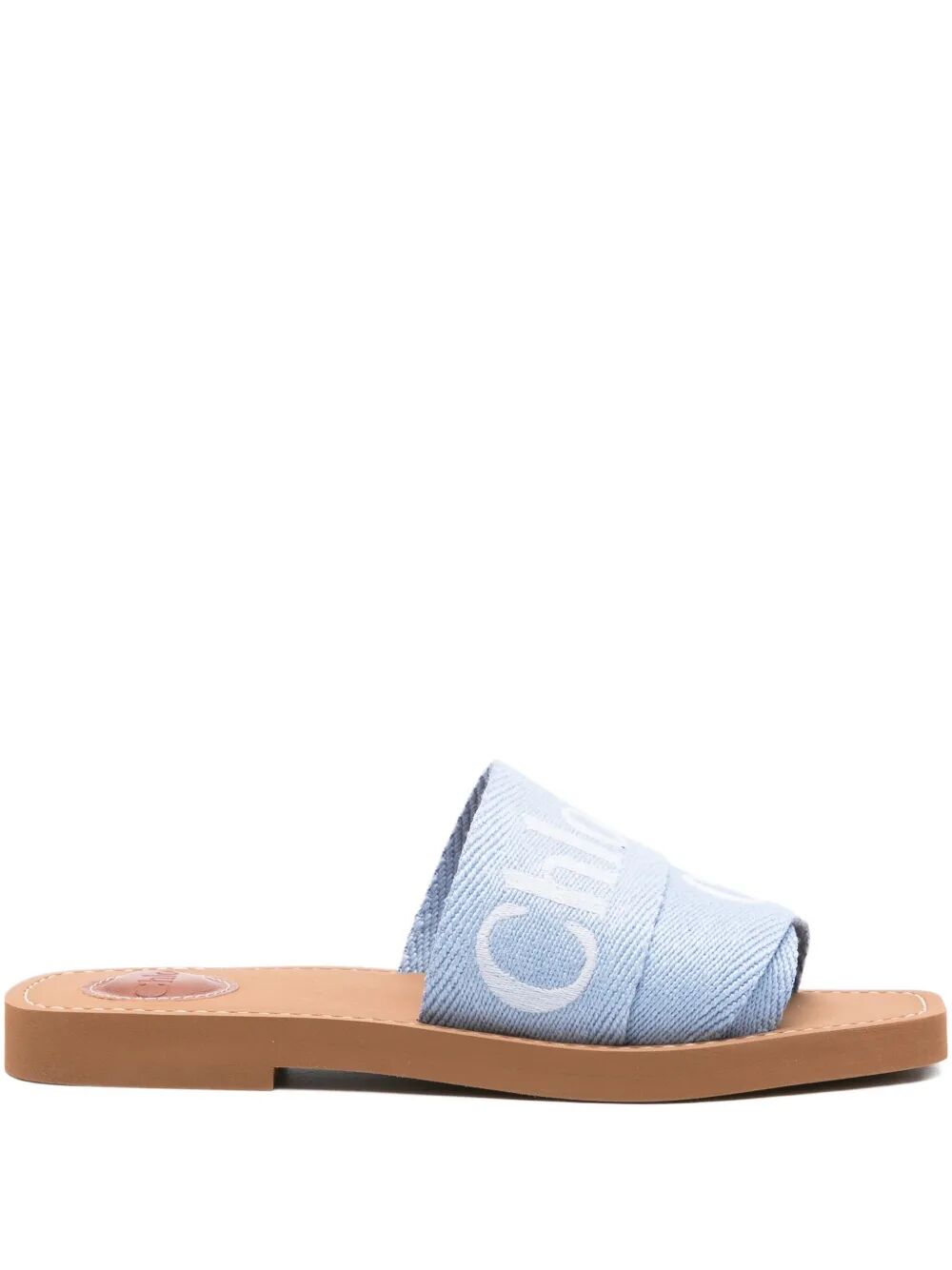 "WOODY" SLIPPERS Chloé BLUE 36