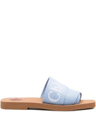 "WOODY" SLIPPERS Chloé BLUE 36