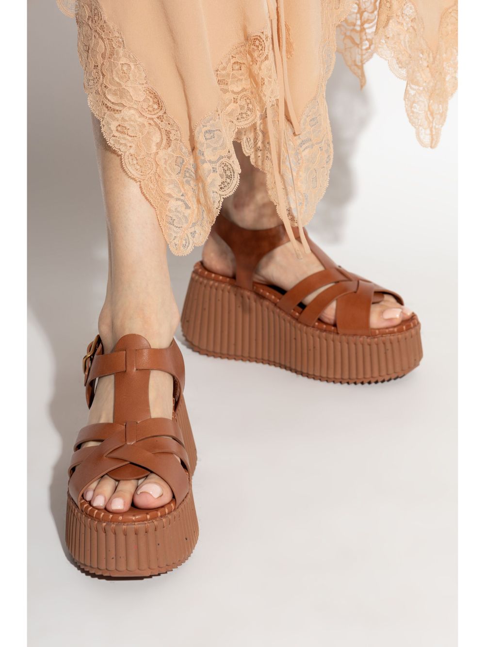 NAMA WEDGE SANDALS Chloé