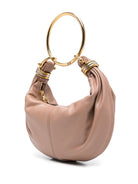 ANTIQUED PINK LEATHER BRACELET HANDBAG Chloé
