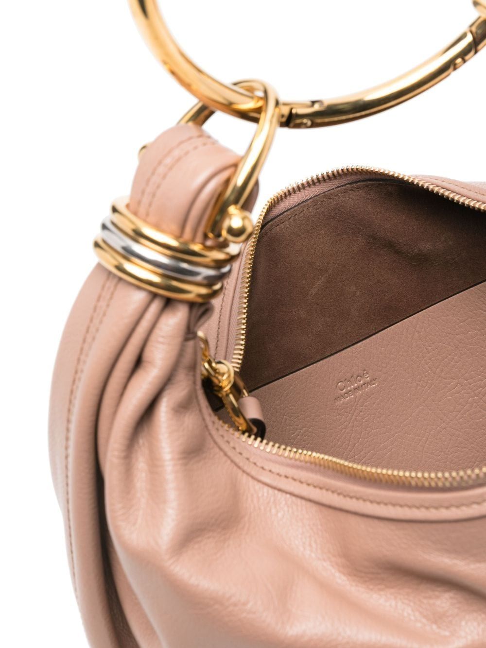 ANTIQUED PINK LEATHER BRACELET HANDBAG Chloé