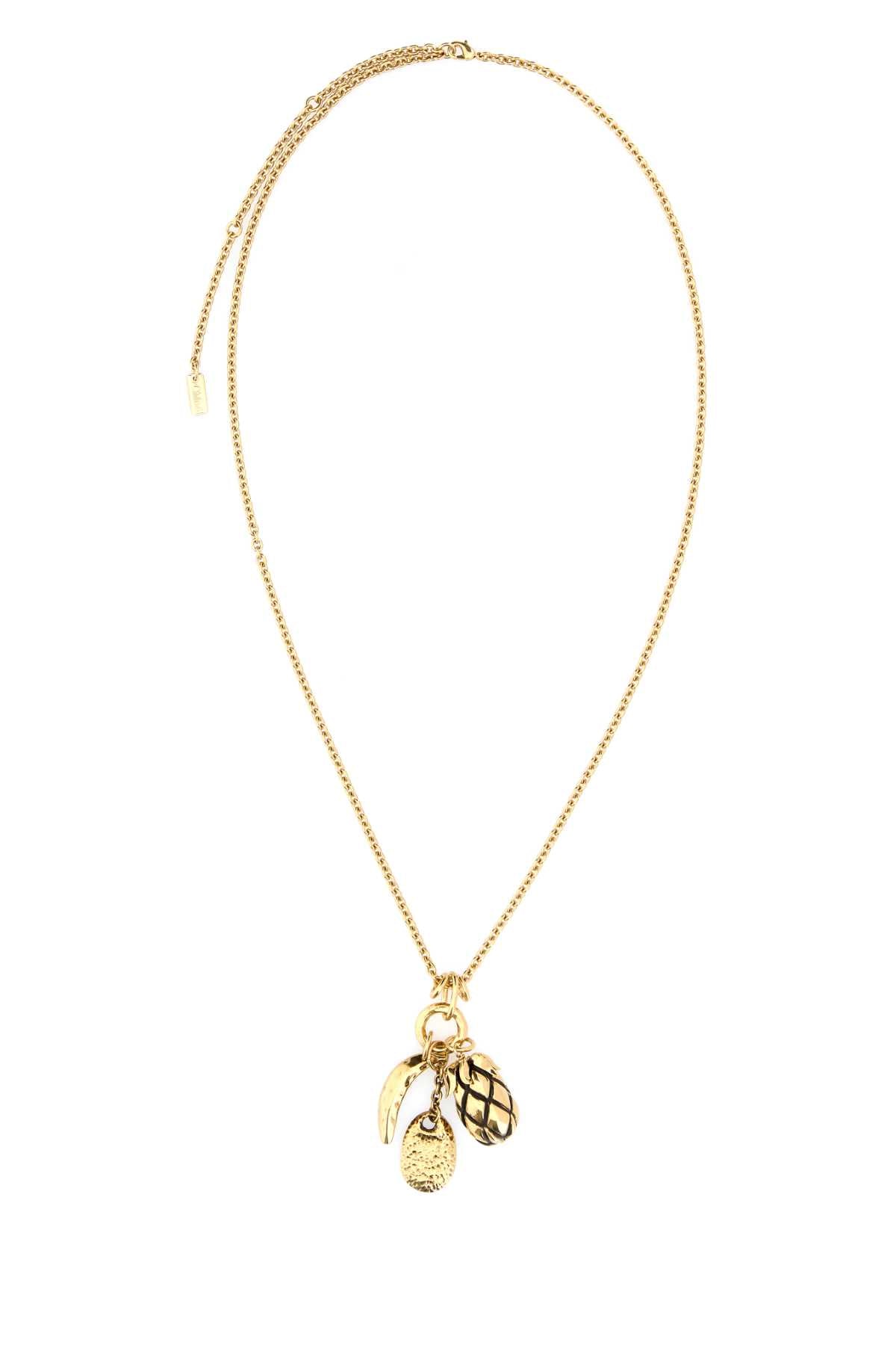 GOLD METAL NECKLACE Chloé GOLD TU