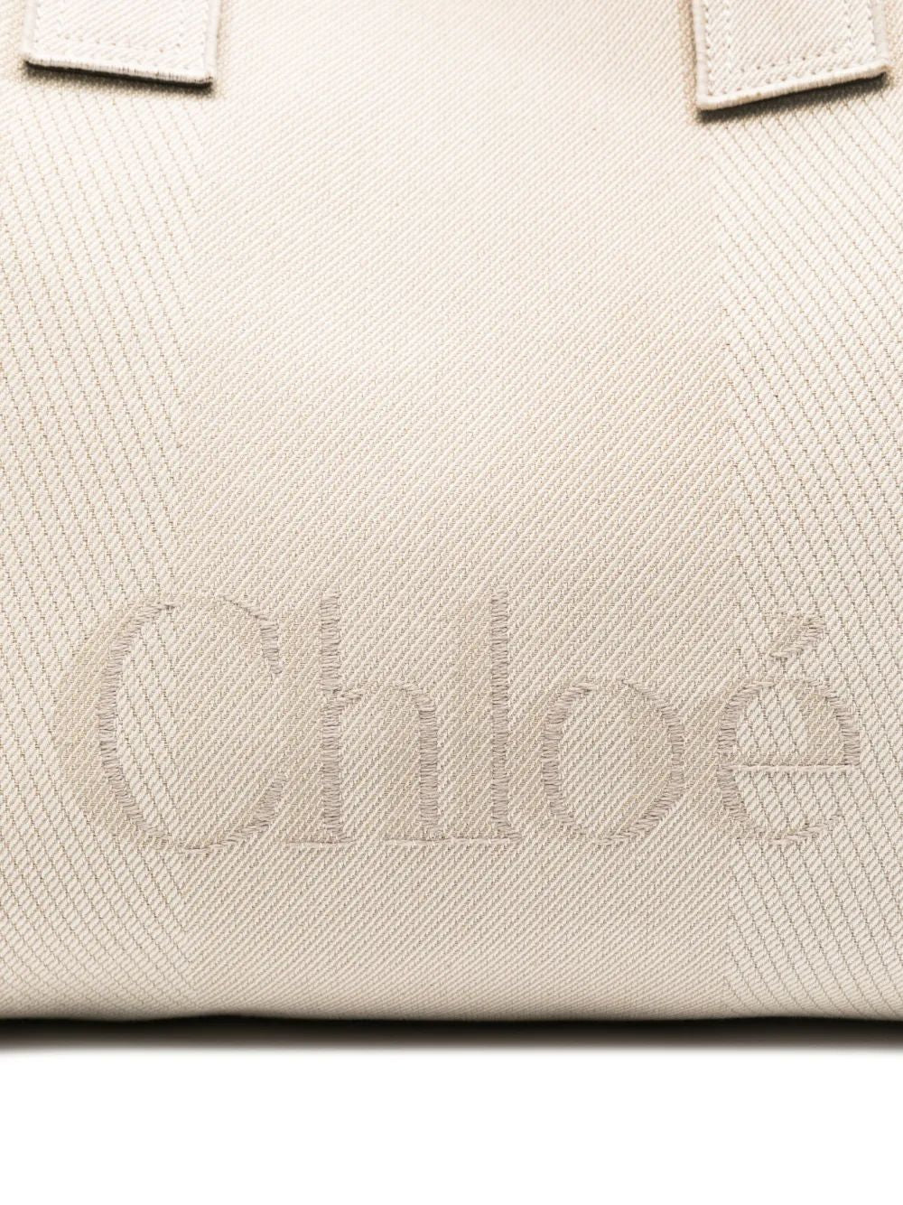 MULTICOLOR CANVAS CHLOÃ© CARRY SHOPPING BAG Chloé
