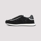BLACK LEATHER FLAT SHOES Dolce & Gabbana