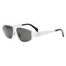 Celine Metal Triomphe CL40281U 16A Celine Gray 57