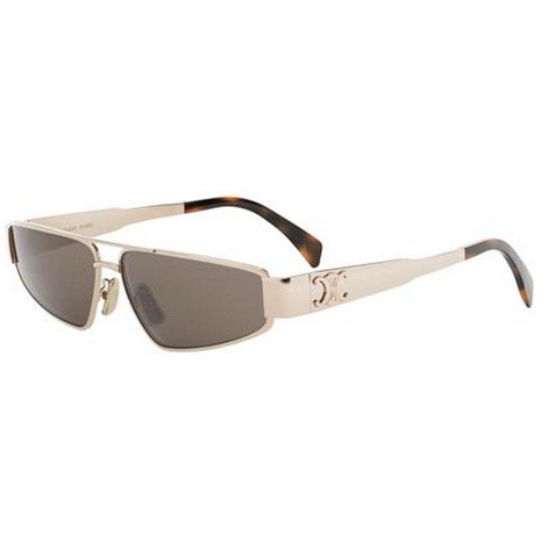 Celine Metal Triomphe CL40318U 28E Celine Brown 59