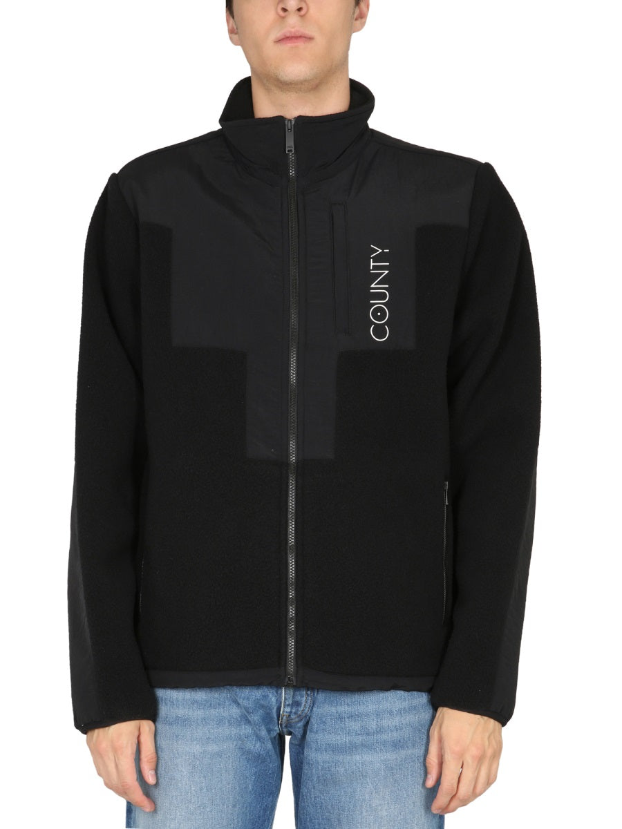 GIACCA TRACK CROSS BLOCK Marcelo Burlon BLACK L