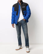 CROSS BLOCK LOGO DOWN JACKET Marcelo Burlon