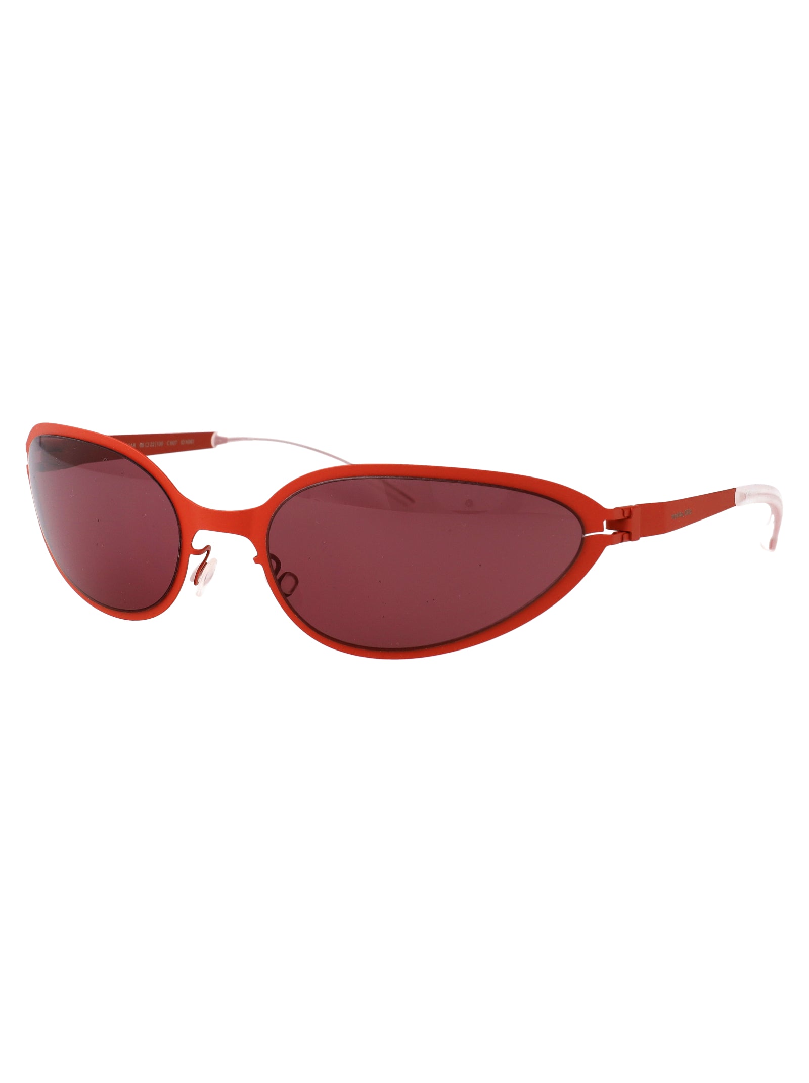 BURNT ORANGE STEEL SUNGLASSES Mykita