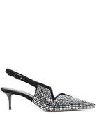 CRYSTAL EMBELLISHED STAR CUT OUT LOW STILETTO Coperni BLACK 40