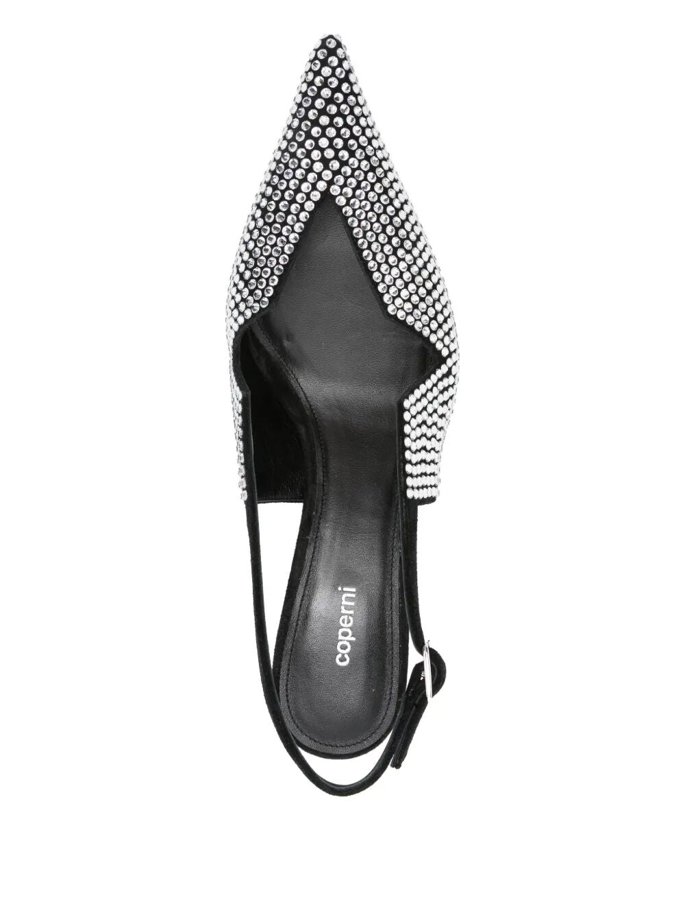 CRYSTAL EMBELLISHED STAR CUT OUT LOW STILETTO Coperni