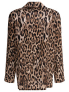 BROWN SILK SHIRT SLEEP NO MORE