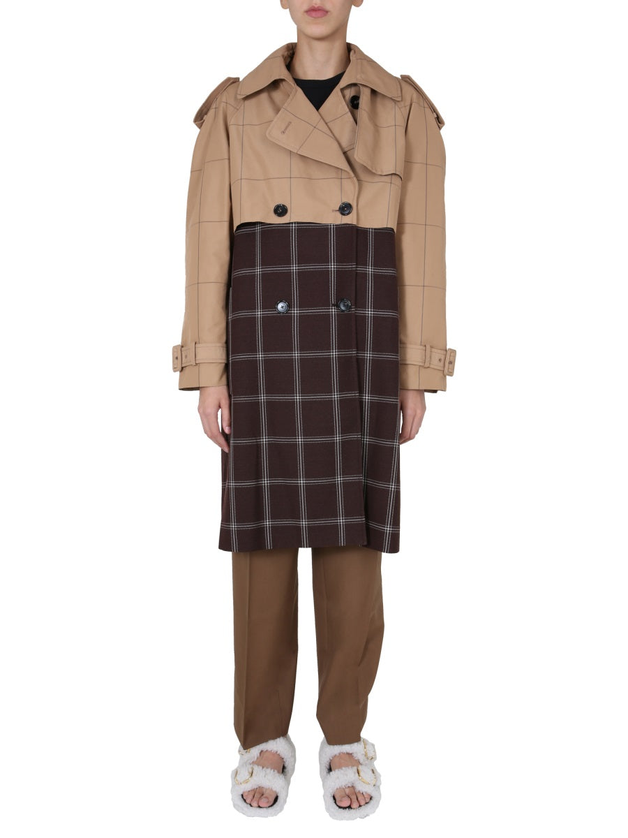 DOUBLEBREASTED TRENCH Marni BROWN 40