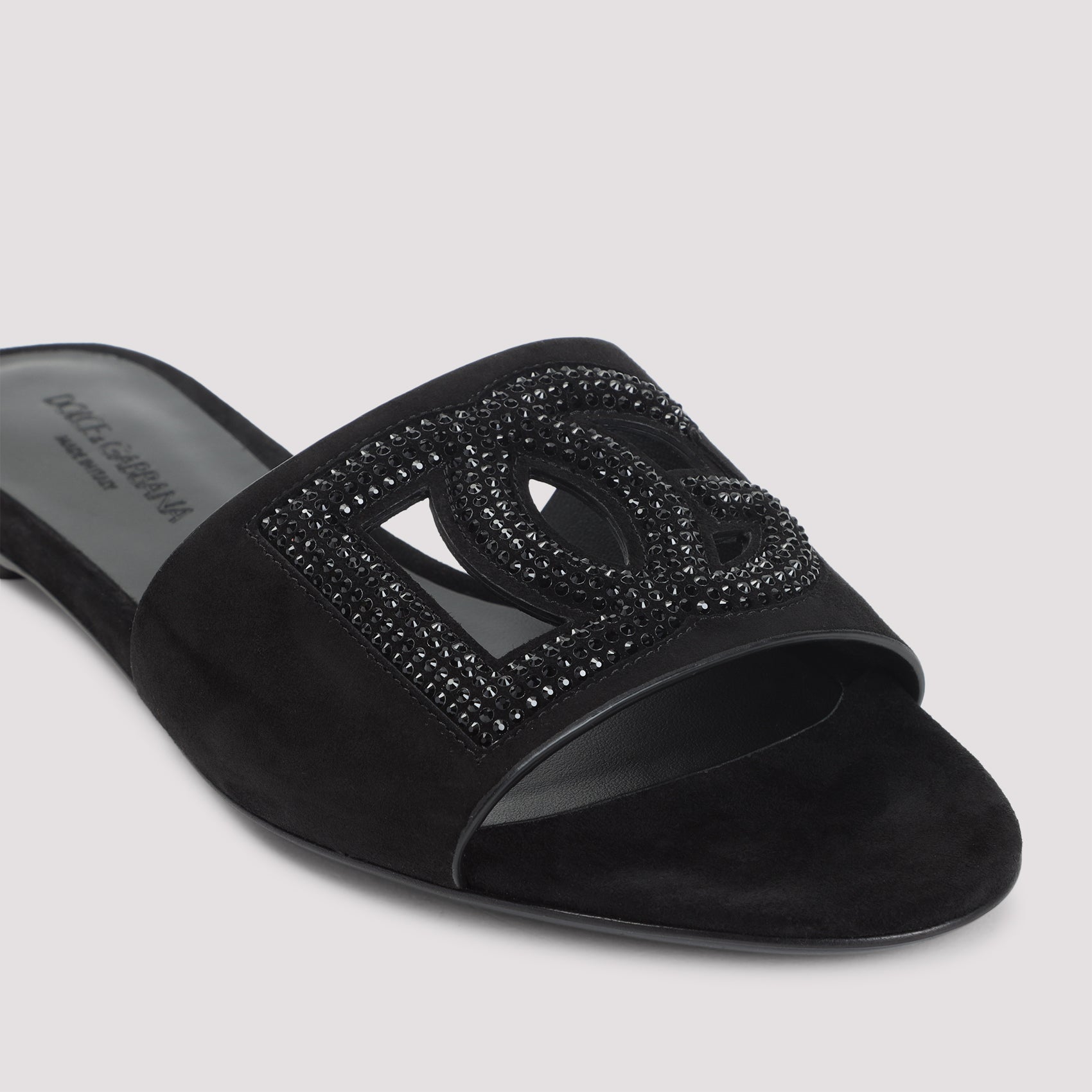 EMBELLISHED LOGO SANDALS Dolce & Gabbana