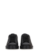 BLACK LEATHER FLAT SHOES Dolce & Gabbana