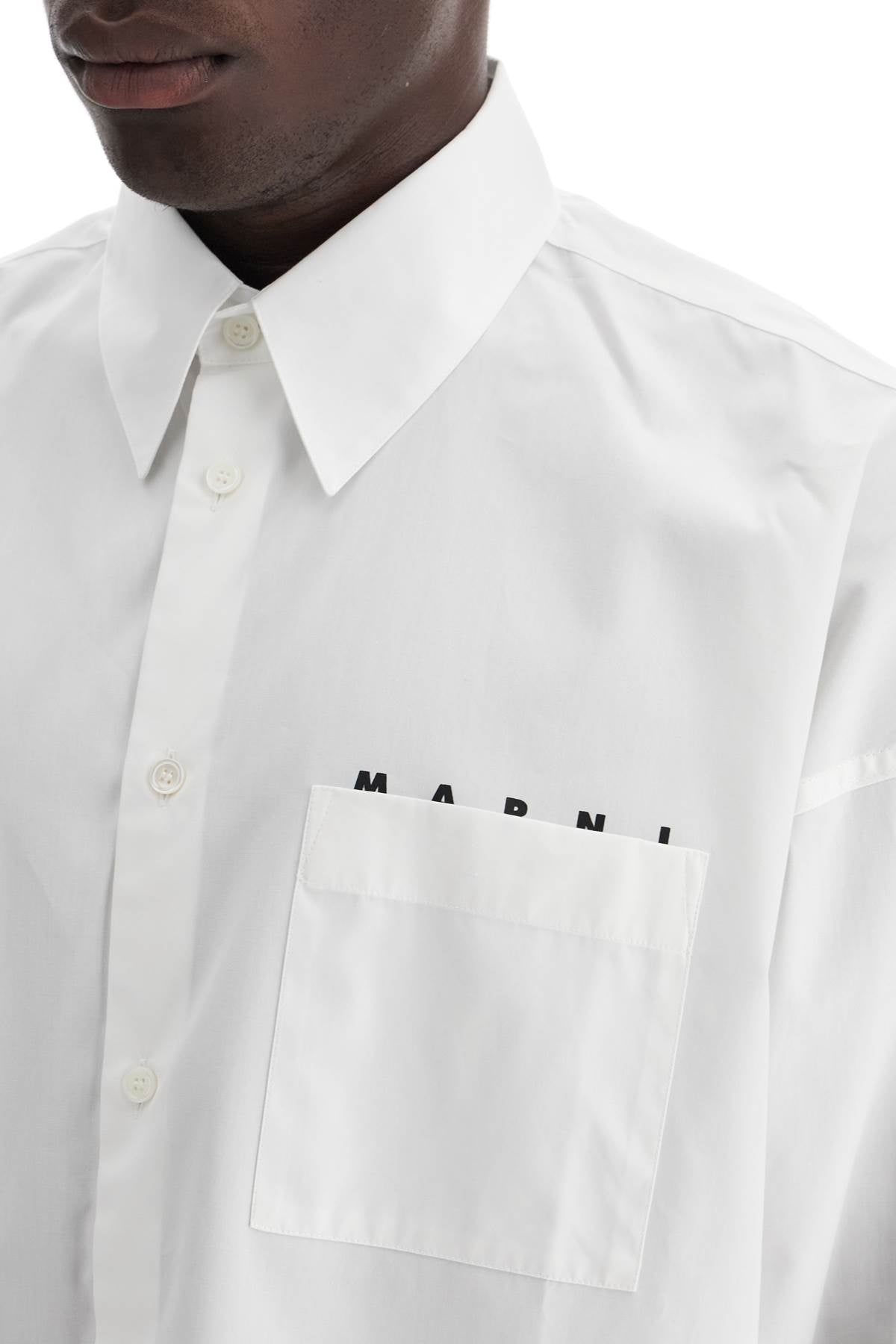 WHITE POPLIN SHIRT Marni