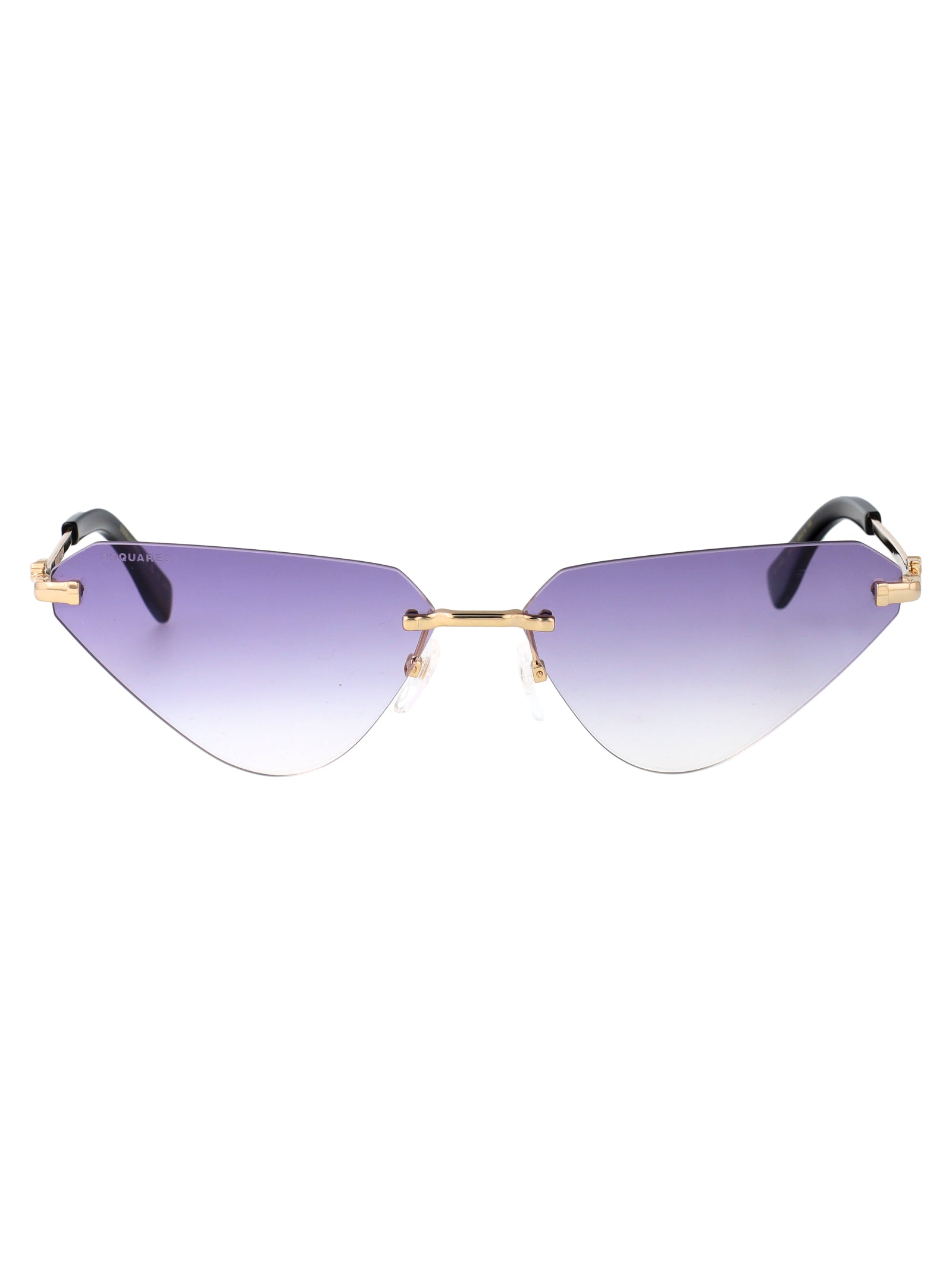 GOLD VIOLET METAL SUNGLASSES DSQUARED2 GOLD VIOLET 63
