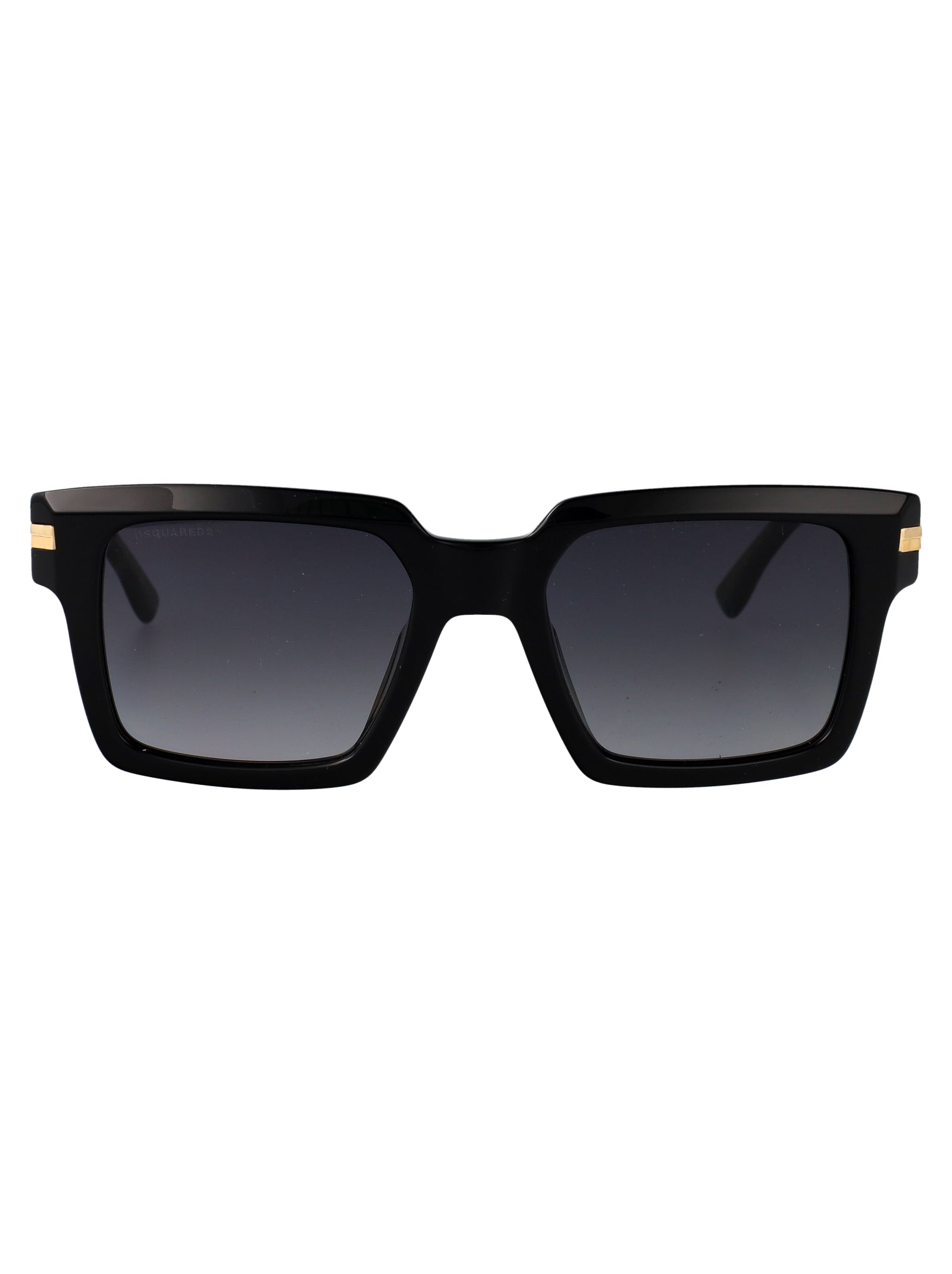 BLACK ACETATE SUNGLASSES DSQUARED2 BLACK 52