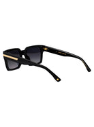 BLACK ACETATE SUNGLASSES DSQUARED2