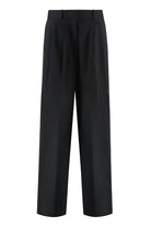LILIUXY VIRGIN WOOL TROUSERS PAROSH black XS