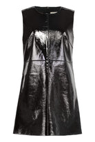 MARILYN LEATHER DRESS PAROSH black S